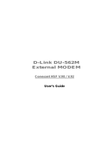 D-Link DU-562M - 56 Kbps Fax User manual
