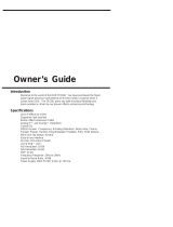 DOD TEC8G Owner's manual