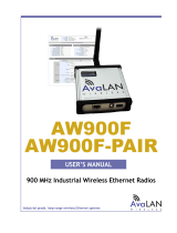 AvaLAN AW900F User manual