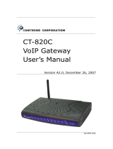 Comtrend Corporation CT-820C User manual