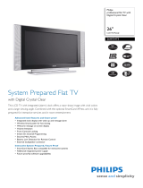 Philips 26HF5473 User manual