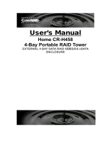 CineRAID Home CR-H458 User manual