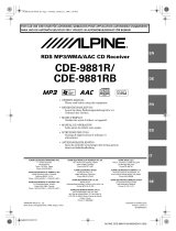 Alpine CDE-9881 Owner's manual