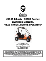 Ace Sports 2585 Liberty Owner's manual