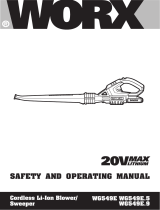 Worx WG549E.9 User manual