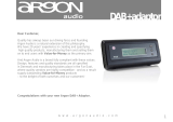 argon audioDAB+ Adaptor