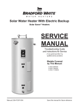 Bradford White Solar Water Heater with Electric Backup User manual