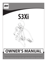 BH FITNESS S5Xi Owner's manual