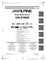 Alpine IVA-D105 Owner's manual