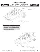 Dacor Preference RGC304S User manual