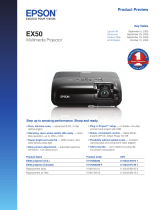 Epson EX50 User manual
