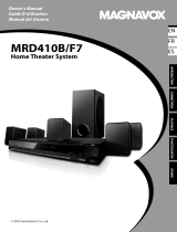 Magnavox MRD410B/F7 Owner's manual