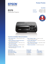 Epson EX70 User manual