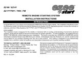 CrimeStopper Ezee Start EZ-777 TW1 User manual