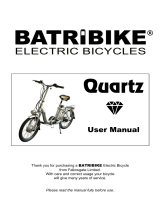Batribike Quartz User manual