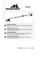 McCulloch 250CXL User manual