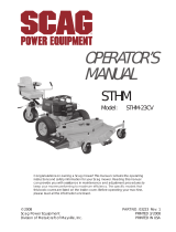 Scag Power Equipment SM-72 User manual