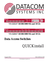 Datacom Systems VS-1224-F Specification