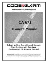 Code Alarm CA-120 User manual