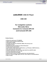 Car audio systems USB-C20 User manual