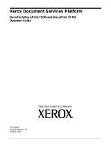 Xerox DOCUPRINT 75 User manual