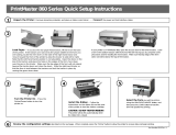 Printek PrintMaster 860 Series User manual