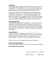 Advantech PCI-1711 User manual