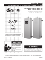 A.O. Smith DURA-Power DVE-80 User manual