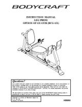 BodyCraft BCG-GX User manual