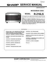 Sharp R-216LS User manual