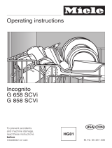 Miele G858SCVI User manual