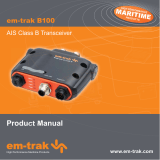Em-Trak B100 User manual