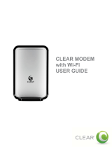 Clear MODEM with Wi-Fi User manual