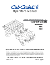 Cub Cadet Big Country 420A User manual