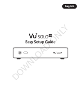 Vu+ SOLO SE Owner's manual