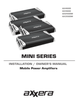 Axxera MINI AX250DM Owner's manual