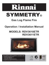 Rinnai Symmetry RDV3611 Installation guide