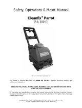 Cleanfix Parrot RA 300 E Specification
