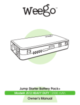 Weego JS6 STANDARD 6000 mAh Owner's manual