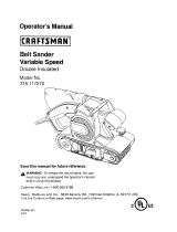 Craftsman 315.117270 Owner's manual