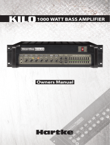 Hartke Kilo Amplifier User manual