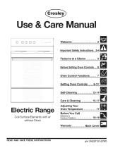 Crosley WWEF3000LWB Owner's manual