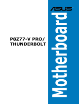 Asus P8Z77-V PRO/THUNDERBOLT User manual