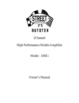 Street Machine 100XI Owner's manual