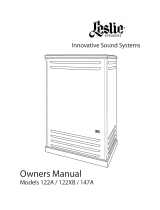 Hammond Leslie 122A Owner's manual