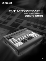 Yamaha DTXTREME III Owner's manual
