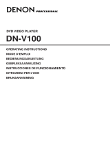 Denon DN-V100 Owner's manual