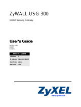 ZyXEL ZYWALL USG 300 Owner's manual
