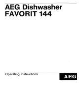 AEG Favorit 144 Owner's manual