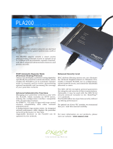 OXANCE PLA200 Owner's manual
